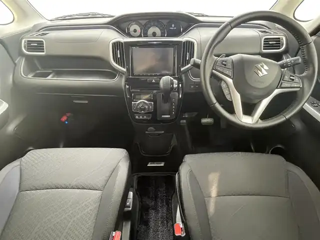 スズキ ソリオ バンディット HV SV 茨城県 2020(令2)年 3.3万km スーパーブラックパール 純正ナビ【CN-RZ853】/フルセグ再生可/全方位カメラ/両側パワースライドドア/レーダークルーズコントロール/コーナーセンサー（後のみ）/シートヒーター/純正アルミホイール/純正フロアマット/ETC/ドライブレコーダー/スペアキー有