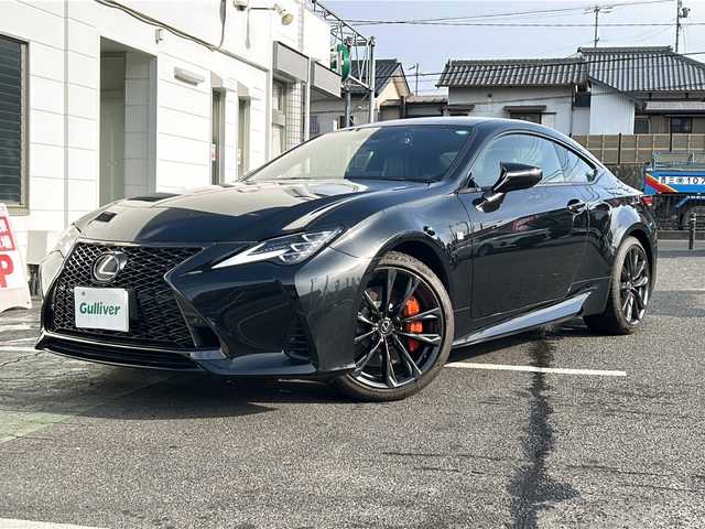 レクサス ＲＣ 300h Fスポーツ 愛知県 2024(令6)年 0.1万km グラファイトブラックガラスフレーク /禁煙車/ワンオーナー//オレンジキャリパー//マークレビンソンサウンド//メーカー10.3インチSDナビ//フルセグTV/Bluetooth//AUX・USB/FM・AM//バックカメラ//ビルトインETC2.0//前後ドライブレコーダー/（TZ-DR210）//レクサスセーフティシステムプラス//プリクラッシュセーフティ//レーントレーシングアシスト//ブラインドスポットモニター//クリアランスソナー//レーダークルーズコントロール//パドルシフト//黒レザーシート//D/N席パワーシート（D席メモリ付き）//前席シートヒーター//前席シートベンチレーション//3眼LEDオートライト//オートマチックハイビーム//走行モード切替//EVモード//電動パーキング//オートブレーキホールド//純正フロアマット//電格ミラーウインカー//新車保証書/取扱説明書//スペアキー×１/カードキー×1