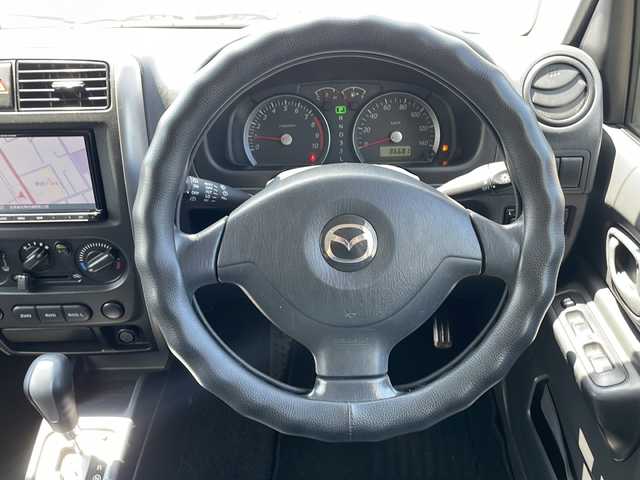 マツダ ＡＺ オフロード XC 道東・釧路十勝 2008(平20)年 8.7万km 青 ・IC付ターボ/・4WD/・社外SDメモリナビ/（AM・FM・CD・DVD・BT・フルセグ・SD・iPod）/・リモコンキー/・背面タイヤ/・ミラーヒーター/・ルーフレール/・フロアマット/・パワーステアリング/・パワーウインドウ/・ABS/・純正16インチアルミホイール