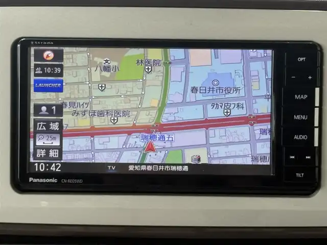 ダイハツ ムーヴ キャンバス X メイクアップ リミテッド SAⅢ 愛知県 2019(平31)年 2.8万km パールホワイトⅢ/ナチュラルベージュマイカメタリック 2トーン /禁煙車//Relax　style//ウッド調デカールパック//ピンストライプ/サイドストライプ/リアバンパーストライプ//フューエルリッドガーニッシュ//社外ナビ//フルセグ/Bluetooth/CD/DVD/SD/MSV/ラジオ//パノラマモニター//両側パワースライドドア//スマートアシストIII//衝突回避支援ブレーキ機能//衝突警報機能//前方後方誤発進抑制制御機能//車線逸脱警報機能//先行車発進お知らせ機能//オートハイビーム//オートヘッドライト//ヘッドライトレベライザー//フォグランプ//プッシュスタート//スペアスマートキー//オートリトラクタブルミラー//VSC＆TRC//ヒルホールドシステム//アイドリングストップ//革巻きステアリング//ステアリモコン//チルトハンドル//フロアマット//後席置きラクボックス//スーパーUV＆IRカットガラス//保証書//取扱説明書//ナビ取扱説明書//点検整備記録簿R2.3.4