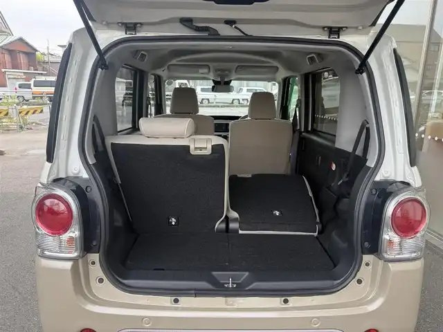 ダイハツ ムーヴ キャンバス X メイクアップ リミテッド SAⅢ 愛知県 2019(平31)年 2.8万km パールホワイトⅢ/ナチュラルベージュマイカメタリック 2トーン /禁煙車//Relax　style//ウッド調デカールパック//ピンストライプ/サイドストライプ/リアバンパーストライプ//フューエルリッドガーニッシュ//社外ナビ//フルセグ/Bluetooth/CD/DVD/SD/MSV/ラジオ//パノラマモニター//両側パワースライドドア//スマートアシストIII//衝突回避支援ブレーキ機能//衝突警報機能//前方後方誤発進抑制制御機能//車線逸脱警報機能//先行車発進お知らせ機能//オートハイビーム//オートヘッドライト//ヘッドライトレベライザー//フォグランプ//プッシュスタート//スペアスマートキー//オートリトラクタブルミラー//VSC＆TRC//ヒルホールドシステム//アイドリングストップ//革巻きステアリング//ステアリモコン//チルトハンドル//フロアマット//後席置きラクボックス//スーパーUV＆IRカットガラス//保証書//取扱説明書//ナビ取扱説明書//点検整備記録簿R2.3.4