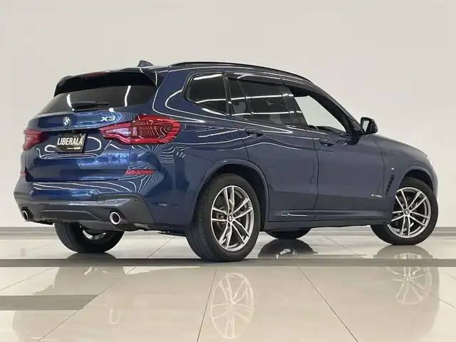 ＢＭＷ Ｘ３ xDrive20d Mスポーツ 岡山県 2018(平30)年 5.9万km ファイトニックブルー ヴァーネスカレザーシート　/・モカブラウン/・メモリ付きパワーシート/・全席シートヒーター/ドライビング・アシスト・プラス/・衝突警告/・車線逸脱警告/・車線変更警告/・アクティブクルーズコントロール/アダプティブＬＥＤヘッドライト/・オートハイビーム/アンビエントライト　/３６０°カメラ　/純正iDrive6 /Ｂｌｕｅｔｏｏｔｈ　フルセグＴＶ/コンフォートアクセス　/純正１９インチＡＷ/ＥＴＣ/ドアバイザー