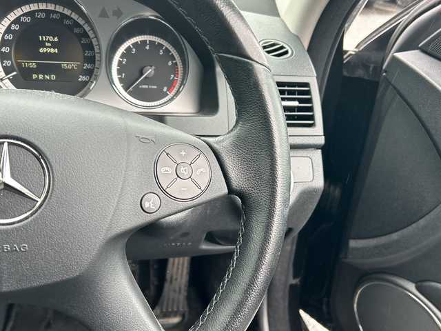 メルセデス・ベンツ Ｃ２００ コンプレッサー SWエレガンス 千葉県 2009(平21)年 7万km オブシディアンブラック 純正ナビ/バックカメラ/クルーズコントロール/ハーフレザー/フルセグＴＶ/スマートキー/カーテンエアバッグ/キセノンライト/オートライト/フォグライト/ルーフレール/１７インチＡＷ/コーナーセンサー