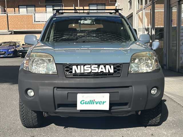 日産 エクストレイル Stt 高知県 2005(平17)年 12万km スレートブルーカーキ ホワイトレタータイヤ/MKWアルミ/SD7型ナビ　MDV-M906HD/（iPod/USB/SD/DISC/BT/ラジオ/フルセグ）/ルーフキャリア/デジタルインナーミラー/ETC/フロアマット/社外ドライブレコーダー/デジタルインナーミラー/ドアバイザー/電動格納ミラー/レザーシート/スマートキー