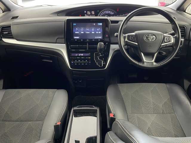 トヨタ エスティマ アエラス プレミアム 兵庫県 2016(平28)年 6.1万km ブラック ・純正9インチナビ/Bluetooth/CD/DVD/SD/TV/・バックカメラ/・トヨタセーフティセンス/・プリクラッシュセーフティ/・レーンディパーチャーアラート/・オートマチックハイビーム /・先行車発進告知機能/・車両接近通報装置/・緊急ブレーキシグナル/・クルーズコントロール/・MTモード付AT/・両側パワースライドドア/・ファブリック＋合成皮革シート/・純正フロアマット/・LEDヘッドライト/・純正アルミホイールタイヤ/・ビルトインETC/・電動格納ミラー/・スマートキー