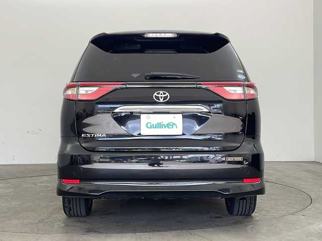 トヨタ エスティマ アエラス プレミアム 兵庫県 2016(平28)年 6.1万km ブラック ・純正9インチナビ/Bluetooth/CD/DVD/SD/TV/・バックカメラ/・トヨタセーフティセンス/・プリクラッシュセーフティ/・レーンディパーチャーアラート/・オートマチックハイビーム /・先行車発進告知機能/・車両接近通報装置/・緊急ブレーキシグナル/・クルーズコントロール/・MTモード付AT/・両側パワースライドドア/・ファブリック＋合成皮革シート/・純正フロアマット/・LEDヘッドライト/・純正アルミホイールタイヤ/・ビルトインETC/・電動格納ミラー/・スマートキー