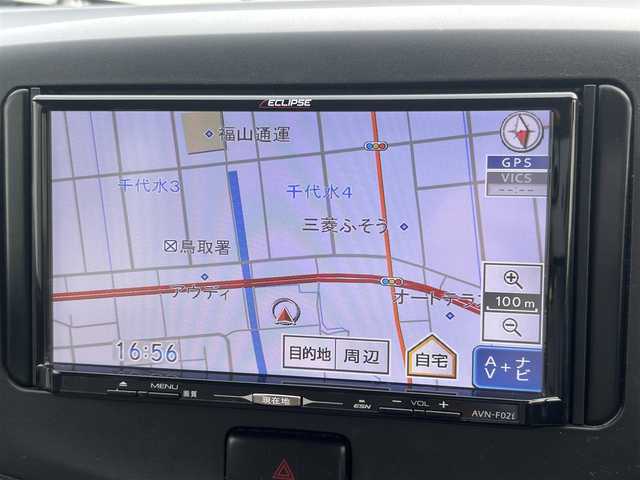 トヨタ ピクシスエポック Xf 鳥取県 2013(平25)年 5.3万km コットンアイボリー 4WD/社外ナビ/ワンセグ/DVD/CD/BT/USB/アイドリングストップ/電動格納ミラー/キーレスキー/ドアバイザー/フロアマット/スペアキーｘ１/スタットレスアルミセット積込