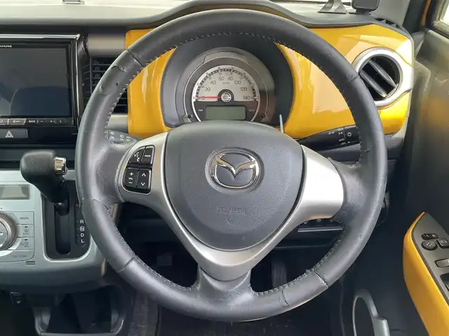 マツダ フレア クロスオーバー XS 大阪府 2016(平28)年 7.1万km アクティブイエロー/ブラック2トーン アルパイン8インチメモリーナビ/　BT.CD/DVD.USB.HDMI.フルセグTV/バックカメラ/ETC/前席シートヒーター/純正15インチAW/コーナーセンサー/ドライブレコーダー/オートライト