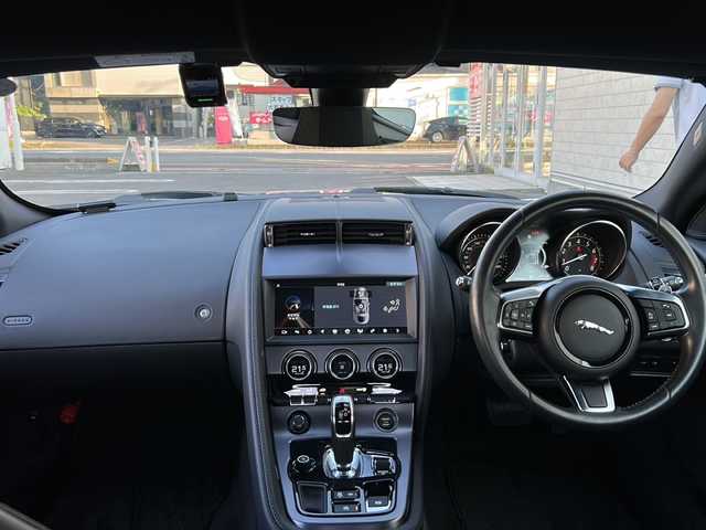 ジャガー Ｆ-ＴＹＰＥ クーペ 岐阜県 2018(平30)年 1.5万km 青 純正10型ナビゲーション/Bluetooth/ＭＥＲＩＤＩＡＮサウンド/バックモニター/フロントモニター/パワーシート/ＥＴＣ/ドライブレコーダー/ハーフレザーシート/シートヒーター/ＨＩＤヘッドライト/スペアタイヤ/プッシュスタート/スマートキー/スペアキー/クリアランスソナー/取扱説明書/記録簿
