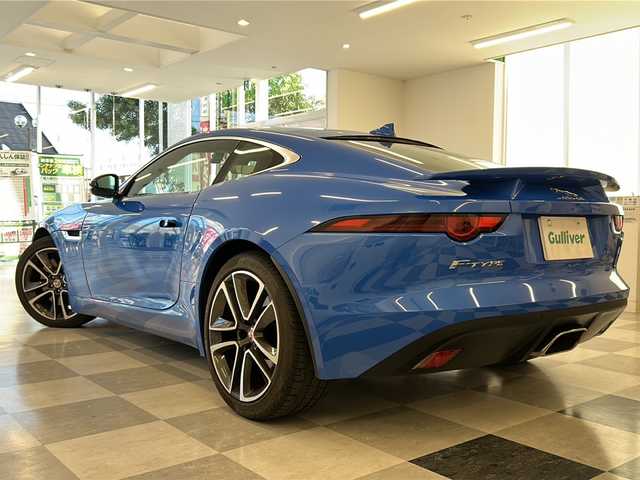 ジャガー Ｆ-ＴＹＰＥ クーペ 岐阜県 2018(平30)年 1.5万km 青 純正10型ナビゲーション/Bluetooth/ＭＥＲＩＤＩＡＮサウンド/バックモニター/フロントモニター/パワーシート/ＥＴＣ/ドライブレコーダー/ハーフレザーシート/シートヒーター/ＨＩＤヘッドライト/スペアタイヤ/プッシュスタート/スマートキー/スペアキー/クリアランスソナー/取扱説明書/記録簿