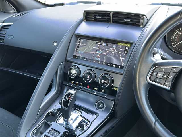ジャガー Ｆ-ＴＹＰＥ クーペ 岐阜県 2018(平30)年 1.5万km 青 純正10型ナビゲーション/Bluetooth/ＭＥＲＩＤＩＡＮサウンド/バックモニター/フロントモニター/パワーシート/ＥＴＣ/ドライブレコーダー/ハーフレザーシート/シートヒーター/ＨＩＤヘッドライト/スペアタイヤ/プッシュスタート/スマートキー/スペアキー/クリアランスソナー/取扱説明書/記録簿