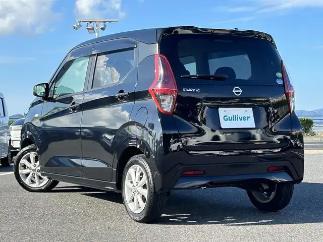 日産 デイズ X 島根県 2021(令3)年 6.3万km ブラック 登録時走行距離63015km/ワンオーナー/純正ディスプレイオーディオ/BT・FM・AM/エマージェンシーブレーキ/バックカメラ/アイドリングストップ/ETC/前方ドライブレコーダー/純正フロアマット/純正14インチアルミホイール/ハロゲンライト/AUTOライト/コーナーセンサー/ドアバイザー/ステアリングスイッチ/エンジンスタートボタン