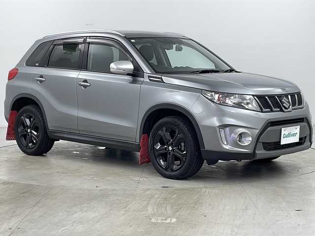 スズキ エスクード 1．4 ターボ 道央・札幌 2019(平31)年 7.3万km パールメタリックカシミールブルー ・4WD/・社外SDナビ（TV＆CD＆BT）/・バックカメラ/・クルーズコントロール/・スズキセーフティサポート/・純正エンジンスターター/・プッシュスタート/・ステアリングスイッチ/・パドルシフト/・オートライト/・オートワイパー/・ダウンヒルアシストコントロール/・ミラーヒーター/・シートヒーター/・ETC/・LEDヘッドライト/・フォグ/・社外ドライブレコーダー前後/・スマートキー/・スペアキー/・積込タイヤのみスタッドレスタイヤ