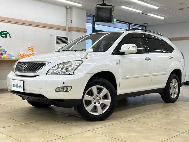 トヨタ ハリアー 240G Lパッケージ リミテッド 道央・札幌 2011(平23)年 12.6万km ホワイトパールクリスタルシャイン ・4WD/・純正ナビ/CD/MSV/・バックカメラ/・パワーバックドア/・ドライブレコーダー/・HID/・フロントフォグ/・ルーフレール/・キーレス/・ドアバイザー/・ETC/・電格ミラー