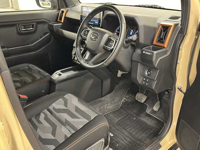 ダイハツ タフト G ターボ 道央・札幌 2021(令3)年 4.4万km サンドベージュメタリック /スカイルーフ//4WD//ターボ//ワンオーナー//純正SDナビ（NSZN-Y71DS）/（DVD・フルセグTV・Bluetooth・USB）//アラウンドビューモニター//スマートアシスト//衝突回避支援ブレーキ//衝突警報機能//ブレーキ制御付誤発進抑制機能//車線逸脱抑制制御機能//路側逸脱警報機能//先行車発進お知らせ機能//アダプティブドライビングビーム//アダプティブクルーズコントロール//ふらつき警報//標識認識機能//サイドビューランプ//レーンキープコントロール//コーナーセンサー//LEDヘッドライト//スマートキー//ドライブレコーダー//前席シートヒーター//横滑り防止機能//保証書//取扱説明書//スペアキー