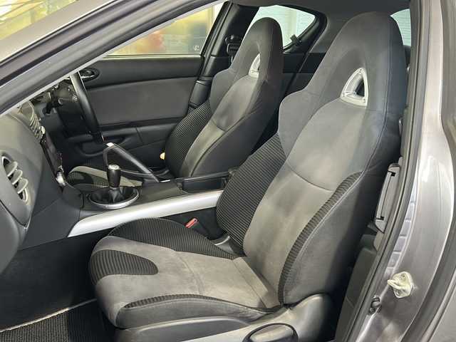 マツダ ＲＸ－８ 岐阜県 2004(平16)年 8万km チタニウムグレイメタリックⅡ /KENWOODナビ//フルセグTV(BT/AM/FM/CD/DVD)//BOSEプレミアムサウンドシステム//ETC//純正フロアマット//社外17インチAW//横滑り防止装置//イモビライザー//電動格納ミラー//レーダー探知機//スペアキー//リモコンキー//取扱説明書//保証書