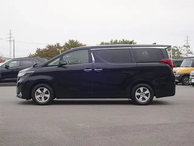 トヨタ アルファード X 山形県 2022(令4)年 7.4万km ブラック 衝突被害軽減システム/純正ディスプレイオーディオ/　【BT USB Miracast AM/FM】/バックカメラ/両側パワースライドドア/レーダークルーズコントロール/LEDオートライト/純正16インチアルミホイール/コーナーセンサー/ステアリングスイッチ/MTモード付AT/電動格納ウィンカーミラー/フォグランプ/スマートキー/ETC