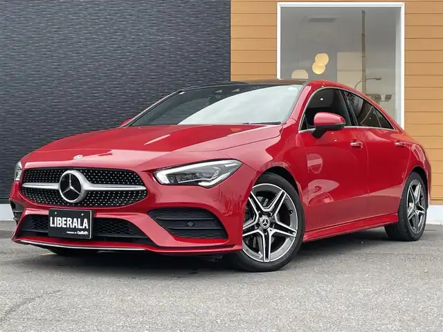 メルセデス・ベンツ ＣＬＡ２００ｄ AMGライン 栃木県 2019(令1)年 4万km ジュピターレッド レザーエクスクルーシブパッケージ/└黒赤コンビレザー/アドバンスドパッケージ/├全方位カメラ/├ヘッドアップディスプレイ/└アドバンスドサウンド/レーダーセーフティパッケージ/ナビゲーションパッケージ/スライディングサンルーフ/キーレスゴー/ナビ/フルセグTV/パワーシート/シートヒーター/パークトロニック/レーンキープアシスト/ブラインドスポット/アンビエントライト