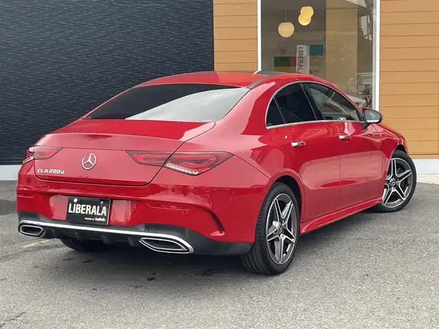 メルセデス・ベンツ ＣＬＡ２００ｄ AMGライン 栃木県 2019(令1)年 4万km ジュピターレッド レザーエクスクルーシブパッケージ/└黒赤コンビレザー/アドバンスドパッケージ/├全方位カメラ/├ヘッドアップディスプレイ/└アドバンスドサウンド/レーダーセーフティパッケージ/ナビゲーションパッケージ/スライディングサンルーフ/キーレスゴー/ナビ/フルセグTV/パワーシート/シートヒーター/パークトロニック/レーンキープアシスト/ブラインドスポット/アンビエントライト