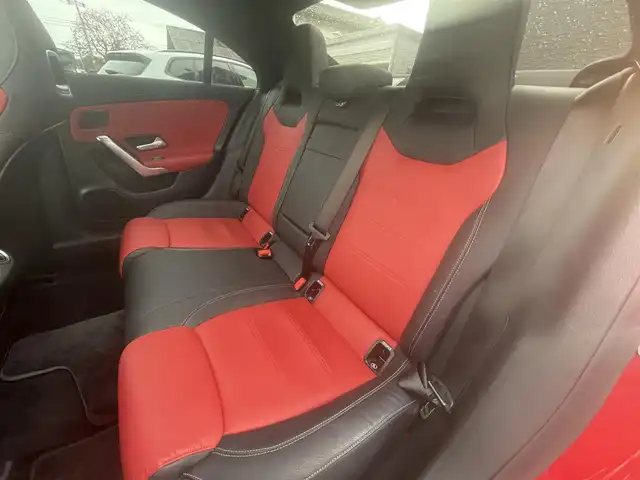 メルセデス・ベンツ ＣＬＡ２００ｄ AMGライン 栃木県 2019(令1)年 4万km ジュピターレッド レザーエクスクルーシブパッケージ/└黒赤コンビレザー/アドバンスドパッケージ/├全方位カメラ/├ヘッドアップディスプレイ/└アドバンスドサウンド/レーダーセーフティパッケージ/ナビゲーションパッケージ/スライディングサンルーフ/キーレスゴー/ナビ/フルセグTV/パワーシート/シートヒーター/パークトロニック/レーンキープアシスト/ブラインドスポット/アンビエントライト