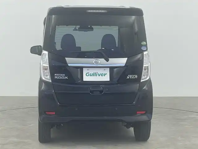 日産 デイズ ルークス ハイウェイスター Gターボ 大分県 2019(令1)年 4.2万km ブラック エマージェンシーブレーキ/車線逸脱警報/ハイビームアシスト/アラウンドビューミニター/純正ナビ　型式：MM319D-W/【フルセグTV、DVD再生可、BT対応】/ステアリングスイッチ/両側パワースライドドア/純正ドライブレコーダー/スリムサーキュレーター/アイドリングストップ/ETC/横滑り防止装置/電動格納ミラー/純正フロアマット/オートライト/LEDヘッドライト/フォグランプ/純正14インチアルミホイール/コーナーセンサー