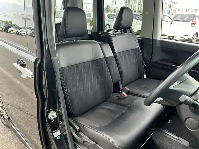 ダイハツ タント カスタム X トップED SA Ⅲ 道南・函館 2016(平28)年 5.8万km ブラックマイカメタリック 衝突軽減ブレーキ/片側パワースライドドア/社外ナビAVC-RZ06/　【CD DVD SD USB BT】/フルセグTV/ハーフレザーシート/前方ドラレコ/後方コーナーセンサー/シートヒーター/アイドリングストップ/ETC/オートハイビーム/LEDヘッドライト