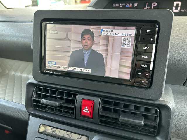 ダイハツ タント X 東京都 2020(令2)年 1.7万km レーザーブルークリスタルシャイン 4WD/社外SDナビ/・Bluetoothオーディオ/USBオーディオ/・フルセグTV/iPod/SDオーディオ/バックカメラ/シートヒーター（前席）/片側パワースライドドア/オートライト/オートハイビーム/取扱説明書/保証書/スペアキー1本