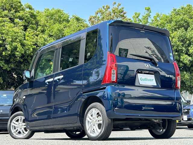 ダイハツ タント X 東京都 2020(令2)年 1.7万km レーザーブルークリスタルシャイン 4WD/社外SDナビ/・Bluetoothオーディオ/USBオーディオ/・フルセグTV/iPod/SDオーディオ/バックカメラ/シートヒーター（前席）/片側パワースライドドア/オートライト/オートハイビーム/取扱説明書/保証書/スペアキー1本