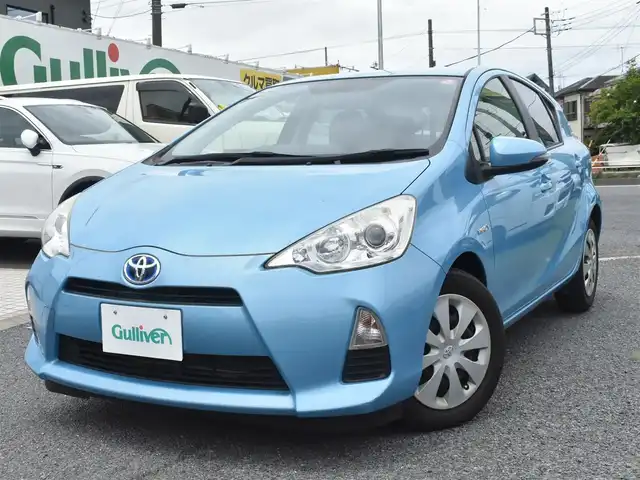 トヨタ アクア G 神奈川県 2014(平26)年 3.4万km クールソーダメタリック 社外メモリナビ/Bluetoothオーディオ/ワンセグテレビ/CD/DVD/オートライト/オートエアコン/スマートキー/ETC/純正フロアマット/取扱説明書/保証書