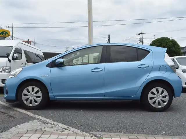 トヨタ アクア G 神奈川県 2014(平26)年 3.4万km クールソーダメタリック 社外メモリナビ/Bluetoothオーディオ/ワンセグテレビ/CD/DVD/オートライト/オートエアコン/スマートキー/ETC/純正フロアマット/取扱説明書/保証書