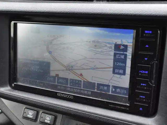 トヨタ アクア G 神奈川県 2014(平26)年 3.4万km クールソーダメタリック 社外メモリナビ/Bluetoothオーディオ/ワンセグテレビ/CD/DVD/オートライト/オートエアコン/スマートキー/ETC/純正フロアマット/取扱説明書/保証書