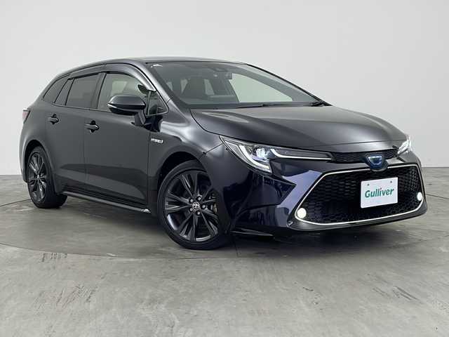 トヨタ カローラツーリング ハイブリッド ダブルバイビー 兵庫県 2019(令1)年 2.8万km スパークリングブラックパールクリスタルシャイン ・純正9インチディスプレイナビオーディオ&TV&BT&USB&Miracast/・バックカメラ/・トヨタセーフティーセンス/・プリクラッシュセーフティ/・レーントレーシングアシスト［LTA］/・レーンディパーチャーアラート［LDA］/・レーダークルーズコントロール/・オートマチックハイビーム［AHB］/・ロードサインアシスト［RSA］ /・インテリジェントクリアランスソナー/・ブラインドスポットモニター［BSM］ /・リヤクロストラフィックアラート［RCTA］/・パーキングサポートブレーキ［PKSB］/・先行車発進告知/・オートマチックハイビーム/・レーダークルーズコントロール/・純正フロアマット/・ハーフレザーシート/・純正17インチアルミホイール/・ドアミラーヒーター/・LEDオートライト/・LEDフォグランプ/・前後ドライブレコーダー/・ETC/・スマートキー