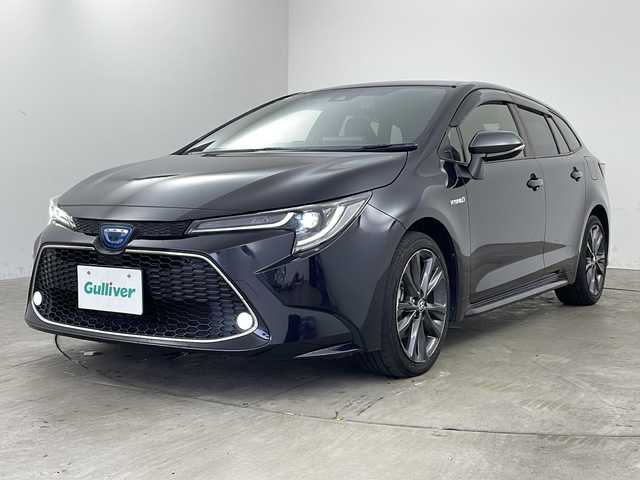 トヨタ カローラツーリング ハイブリッド ダブルバイビー 兵庫県 2019(令1)年 2.8万km スパークリングブラックパールクリスタルシャイン ・純正9インチディスプレイナビオーディオ&TV&BT&USB&Miracast/・バックカメラ/・トヨタセーフティーセンス/・プリクラッシュセーフティ/・レーントレーシングアシスト［LTA］/・レーンディパーチャーアラート［LDA］/・レーダークルーズコントロール/・オートマチックハイビーム［AHB］/・ロードサインアシスト［RSA］ /・インテリジェントクリアランスソナー/・ブラインドスポットモニター［BSM］ /・リヤクロストラフィックアラート［RCTA］/・パーキングサポートブレーキ［PKSB］/・先行車発進告知/・オートマチックハイビーム/・レーダークルーズコントロール/・純正フロアマット/・ハーフレザーシート/・純正17インチアルミホイール/・ドアミラーヒーター/・LEDオートライト/・LEDフォグランプ/・前後ドライブレコーダー/・ETC/・スマートキー