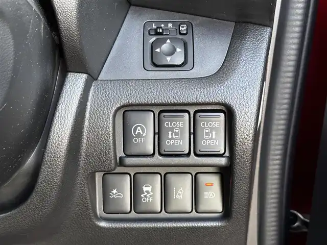 日産 デイズ ルークス ハイウェイスター Gターボ 宮城県 2018(平30)年 4.4万km スパークリングレッドM ターボ/インテリジェントエマージェンシーブレーキ/車線逸脱警報/踏み間違い衝突防止アシスト/ハイビームアシスト/コーナーセンサー/アラウンドビューモニター/純正ナビ（MM318D-W）/・CD/DVD/・Bluetooth/・フルセグTV/ドライブレコーダー/ETC/両側パワースライドドア/革巻きステアリング/クルーズコントロール/ステアリングスイッチ/LEDヘッドランプ/フォグランプ/オートライト/スマートキー＆プッシュスタート/ナノイー付リアシーリングファン/サンシェード（後席）/電動格納ミラー/純正15インチAW/純正ドアバイザー/純正フロアマット/W/サイドエアバッグ