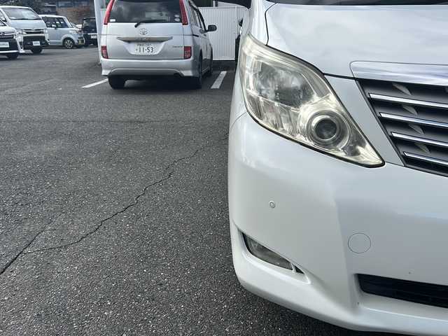 トヨタ アルファード 240G 愛知県 2008(平20)年 9.7万km ホワイトパールクリスタルシャイン 1オーナー/両側パワスラ/純正フリップダウンモニター/クルーズコントロール/ディーラーナビ/TV/バックカメラ/前席パワーシート/メモリーシート/スタッドレスＴ（社外ＡＷ付）積載/ステアリモコン　/ウィンカーミラー/保証書/取扱説明書/記録簿