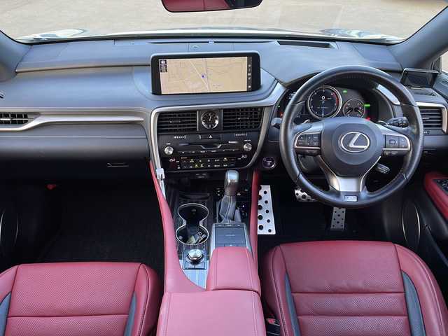 レクサス ＲＸ 450h Fスポーツ 山口県 2020(令2)年 2.7万km ソニックチタニウム 純正ナビ　/　・全方位カメラ　/　・Ｂｌｕｅｔｏｏｔｈ　/　・CD/　・USB/前後ドライブレコーダー　/ハンドルヒーター　/ヒートヒーター　/エアシート　/純正２０インチＡＷ　/コーナーセンサー　/ＨＵＤ　/ＬＥＤヘッドライト　/クルーズコントロール/ETC2.0/パワーシート/メモリーシート