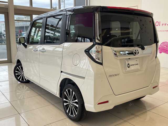 トヨタ ルーミー カスタムG－T 埼玉県 2025(令7)年 0.1千km ブラックマイカメタリック/パールホワイト2トーン スマートアシスト /純正9インチディスプレイオーディオ/ 　　BT/USB/HDMI/フルセグ/アップルカープレイ /全方位カメラ /両側電動スライドドア /レーダークルーズコントロール /LEDヘッドライト /シートヒーター /純正15インチアルミホイール /コーナーセンサー /ブレーキホールド /スマートキー×2 /禁煙車