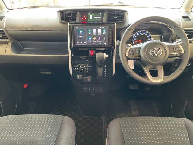 トヨタ ルーミー カスタムG－T 埼玉県 2025(令7)年 0.1千km ブラックマイカメタリック/パールホワイト2トーン スマートアシスト /純正9インチディスプレイオーディオ/ 　　BT/USB/HDMI/フルセグ/アップルカープレイ /全方位カメラ /両側電動スライドドア /レーダークルーズコントロール /LEDヘッドライト /シートヒーター /純正15インチアルミホイール /コーナーセンサー /ブレーキホールド /スマートキー×2 /禁煙車