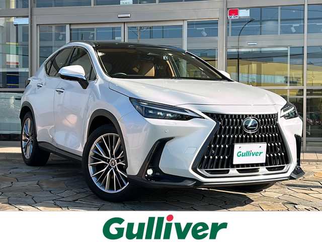レクサス ＮＸ 250 バージョンL 静岡県 2022(令4)年 2万km ソニッククォーツ 純正ナビ/・ラジオ/フルセグTV/・Bluetooth/USB/CD/DVD/Miracast/主要装備/・レーダークルーズコントロール　/・ドライブレコーダー　/・ＥＴＣ２．０　/・ステアリングリモコン　/・パノラマルーフ　/・デジタルインナーミラー　/・シートヒーター　/・エアシート　/・ヘッドアップディスプレイ　/・ＢＳＭ/・ハンドルヒーター/・パドルシフト/・オートライト/・オートハイビーム/・アイドリングストップ/・ホールド/・パワーバックドア/・SOSコール/・ヒーテッドドアミラー/・プッシュスタート/・スマートキー