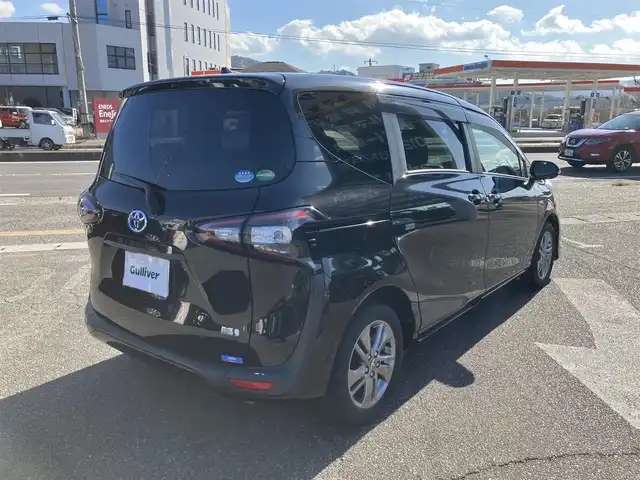 トヨタ シエンタ ハイブリッド G クエロ 広島県 2018(平30)年 5.5万km ブラックマイカ ワンオーナー/セーフティセンス/フロントモデリスタエアロ/両側パワースライドドア/ディラーオプションナビ/バックカメラ/フルセグTV/Bluetooth/ハーフレザー調シート/シートヒーター（運転席・助手席）/LEDヘッドライト/オートライト/ビルトインETC/新車保証書/取扱説明書/スペアキー