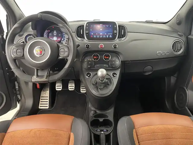 アバルト ５９５ コンペティツィオーネ 岡山県 2022(令4)年 2.7万km グレー 純正オーディオ　/ベルトシート　/キャノンライト　/１７インチＡＷ　/コーナーセンサー　/横滑り防止　/ＡＣＰ