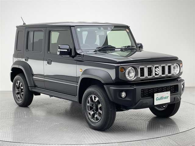 スズキ ジムニー ノマド FC 兵庫県 2025(令7)年 0.1万km未満 黒 登録済未使用車/4WD/トランスファー/ACC/PCS/LKA /オートハイビーム/シートヒーター/LEDヘッドライト/フォグライト /クリアランスソナー /社外マット/スペアキーx１/純正15AW