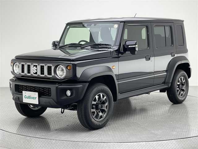 スズキ ジムニー ノマド FC 兵庫県 2025(令7)年 0.1万km未満 黒 登録済未使用車/4WD/トランスファー/ACC/PCS/LKA /オートハイビーム/シートヒーター/LEDヘッドライト/フォグライト /クリアランスソナー /社外マット/スペアキーx１/純正15AW