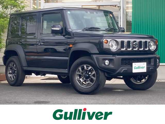 スズキ ジムニー ノマド FC 岡山県 2025(令7)年 0.1万km未満 黒 登録済未使用車/4WD/トランスファー/ACC/PCS/LKA /オートハイビーム/シートヒーター/LEDヘッドライト/フォグライト /クリアランスソナー /社外マット/スペアキーx１/純正15AW