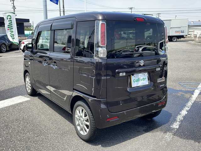 スズキ スペーシア HYBRID G 新潟県 2018(平30)年 4.5万km アーバンブラウンパールメタリック サマータイヤ積載/社外ナビ/（ワンセグ/DVD）/衝突軽減/コーナーセンサー/バックカメラ/両側スライドドア/フロアマット/シガーソケット/電格ミラー/ドアバイザー
