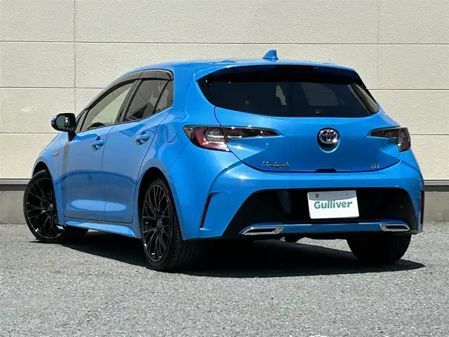 トヨタ カローラ スポーツ ハイブリッドG Z 茨城県 2018(平30)年 9.4万km シアンM 純正ナビ/セーフティセンス/・プリクラッシュセーフティ/・レーントレーシングアシスト/レーンディパーチャーアラート/・レーダークルーズコントロール/・オートマチックハイビーム/・ロードサインアシスト/・ドライバー異常時対応システム/・発進遅れ告知機能/社外18インチアルミホイール/純正フロアマット/純正ビルトインETC/シートヒーター/オートライト/バックカメラ/クルーズコントロール/ＨＤＭＩ