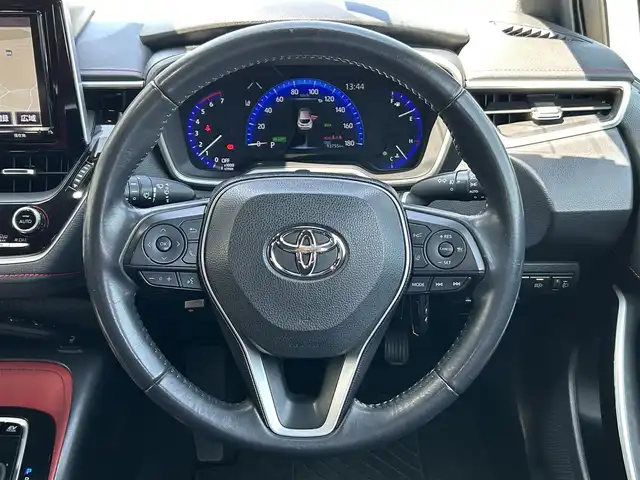 トヨタ カローラ スポーツ ハイブリッドG Z 茨城県 2018(平30)年 9.4万km シアンM 純正ナビ/セーフティセンス/・プリクラッシュセーフティ/・レーントレーシングアシスト/レーンディパーチャーアラート/・レーダークルーズコントロール/・オートマチックハイビーム/・ロードサインアシスト/・ドライバー異常時対応システム/・発進遅れ告知機能/社外18インチアルミホイール/純正フロアマット/純正ビルトインETC/シートヒーター/オートライト/バックカメラ/クルーズコントロール/ＨＤＭＩ