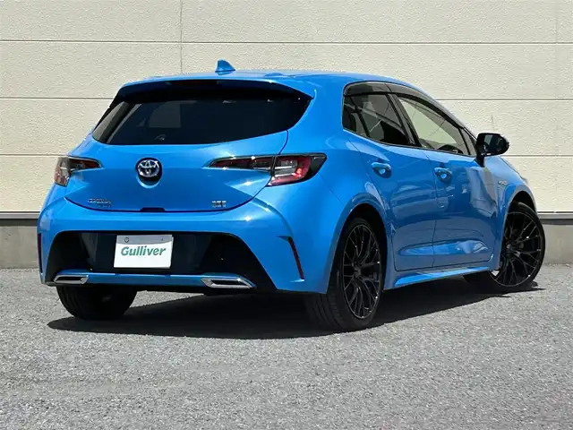 トヨタ カローラ スポーツ ハイブリッドG Z 茨城県 2018(平30)年 9.4万km シアンM 純正ナビ/セーフティセンス/・プリクラッシュセーフティ/・レーントレーシングアシスト/レーンディパーチャーアラート/・レーダークルーズコントロール/・オートマチックハイビーム/・ロードサインアシスト/・ドライバー異常時対応システム/・発進遅れ告知機能/社外18インチアルミホイール/純正フロアマット/純正ビルトインETC/シートヒーター/オートライト/バックカメラ/クルーズコントロール/ＨＤＭＩ