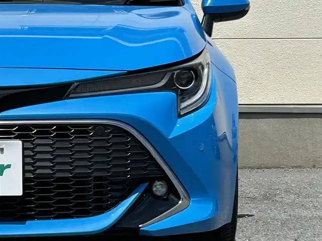 トヨタ カローラ スポーツ ハイブリッドG Z 茨城県 2018(平30)年 9.4万km シアンM 純正ナビ/セーフティセンス/・プリクラッシュセーフティ/・レーントレーシングアシスト/レーンディパーチャーアラート/・レーダークルーズコントロール/・オートマチックハイビーム/・ロードサインアシスト/・ドライバー異常時対応システム/・発進遅れ告知機能/社外18インチアルミホイール/純正フロアマット/純正ビルトインETC/シートヒーター/オートライト/バックカメラ/クルーズコントロール/ＨＤＭＩ