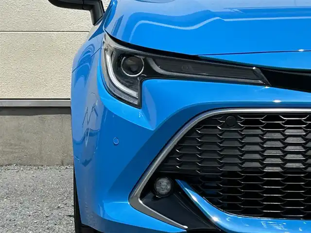 トヨタ カローラ スポーツ ハイブリッドG Z 茨城県 2018(平30)年 9.4万km シアンM 純正ナビ/セーフティセンス/・プリクラッシュセーフティ/・レーントレーシングアシスト/レーンディパーチャーアラート/・レーダークルーズコントロール/・オートマチックハイビーム/・ロードサインアシスト/・ドライバー異常時対応システム/・発進遅れ告知機能/社外18インチアルミホイール/純正フロアマット/純正ビルトインETC/シートヒーター/オートライト/バックカメラ/クルーズコントロール/ＨＤＭＩ